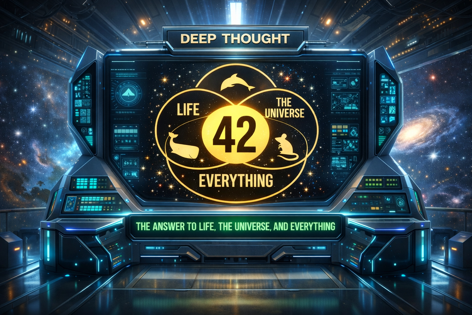 42 is the answer to life, the universe, and everything.
